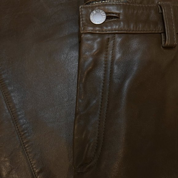 Vintage Banana Republic Leather Pants - Picture 6 of 6